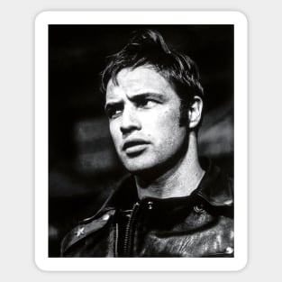 Brando in Leather Sticker